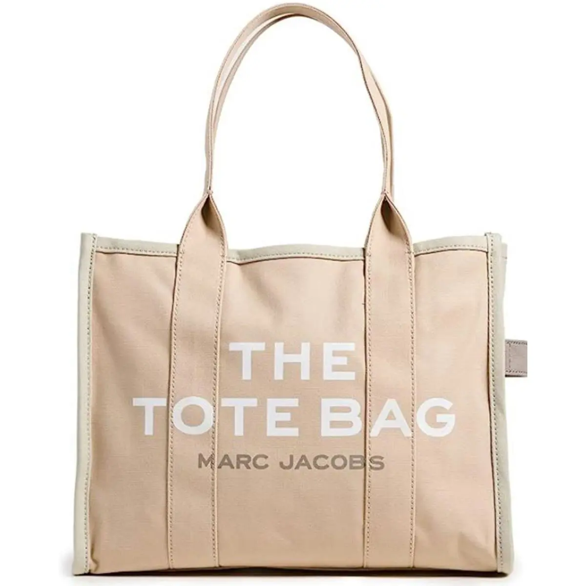 Marc Jacobs Women`s The Colorblock Large Tote Bag Beige Multi One Size H073M01 - Exterior: Beige Multi