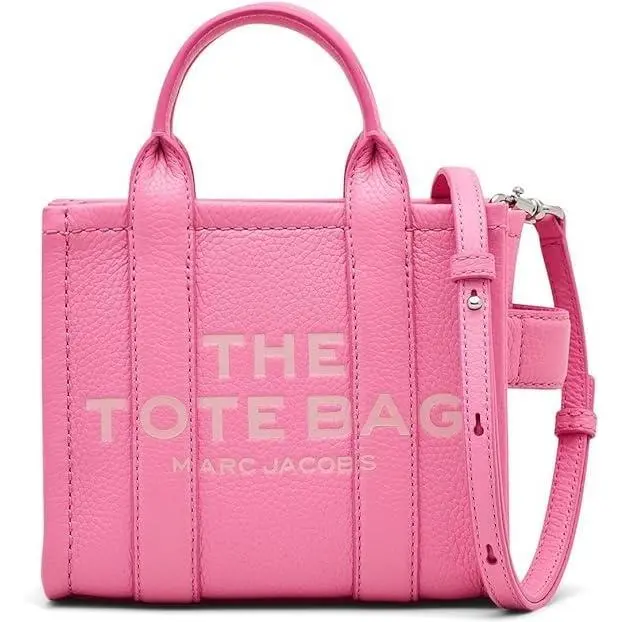 Marc Jacobs The Leather Crossbody Tote Bag - Petal Pink H053L01RE22-666