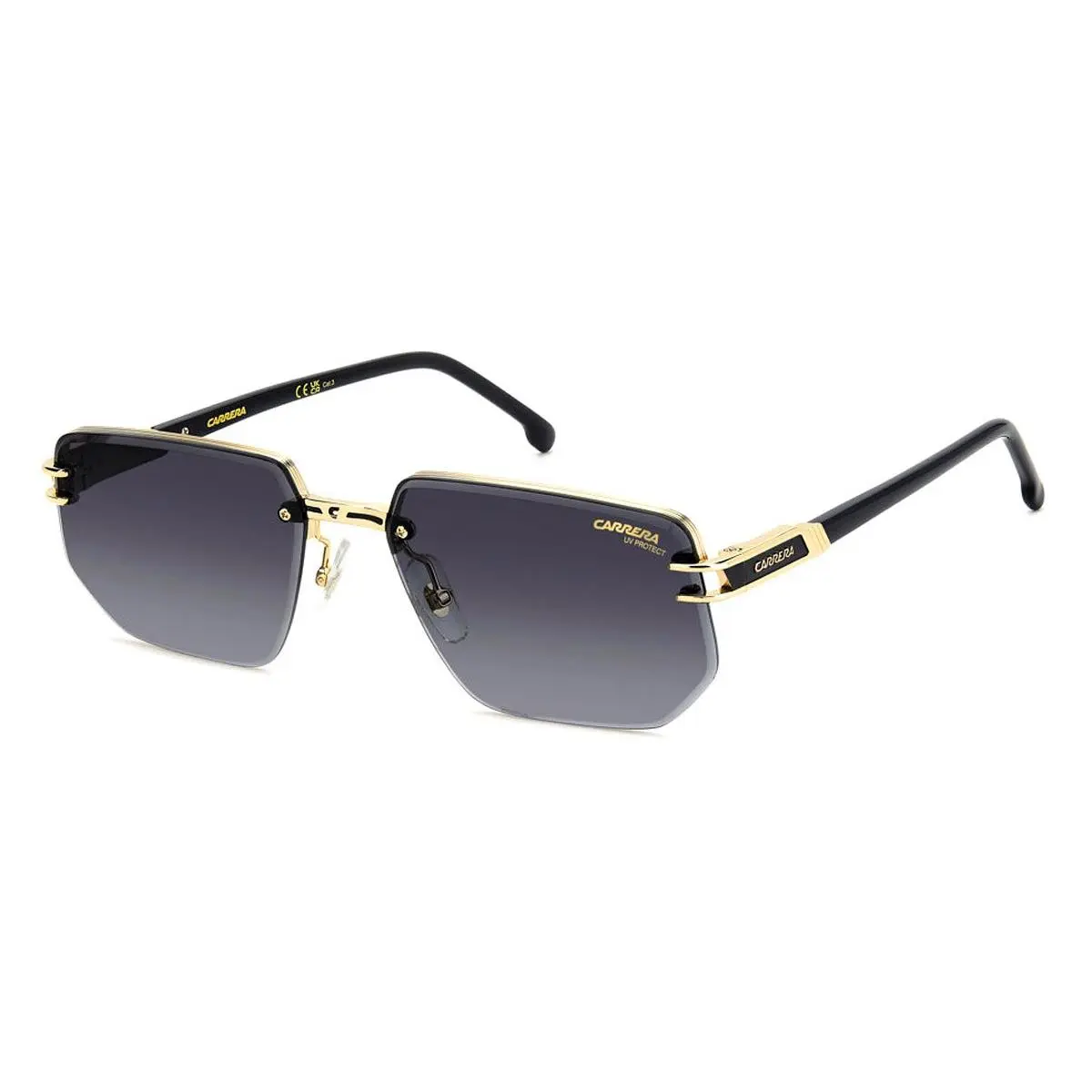 1070/S Sunglasses Male Gold Black 60mm by Carrera