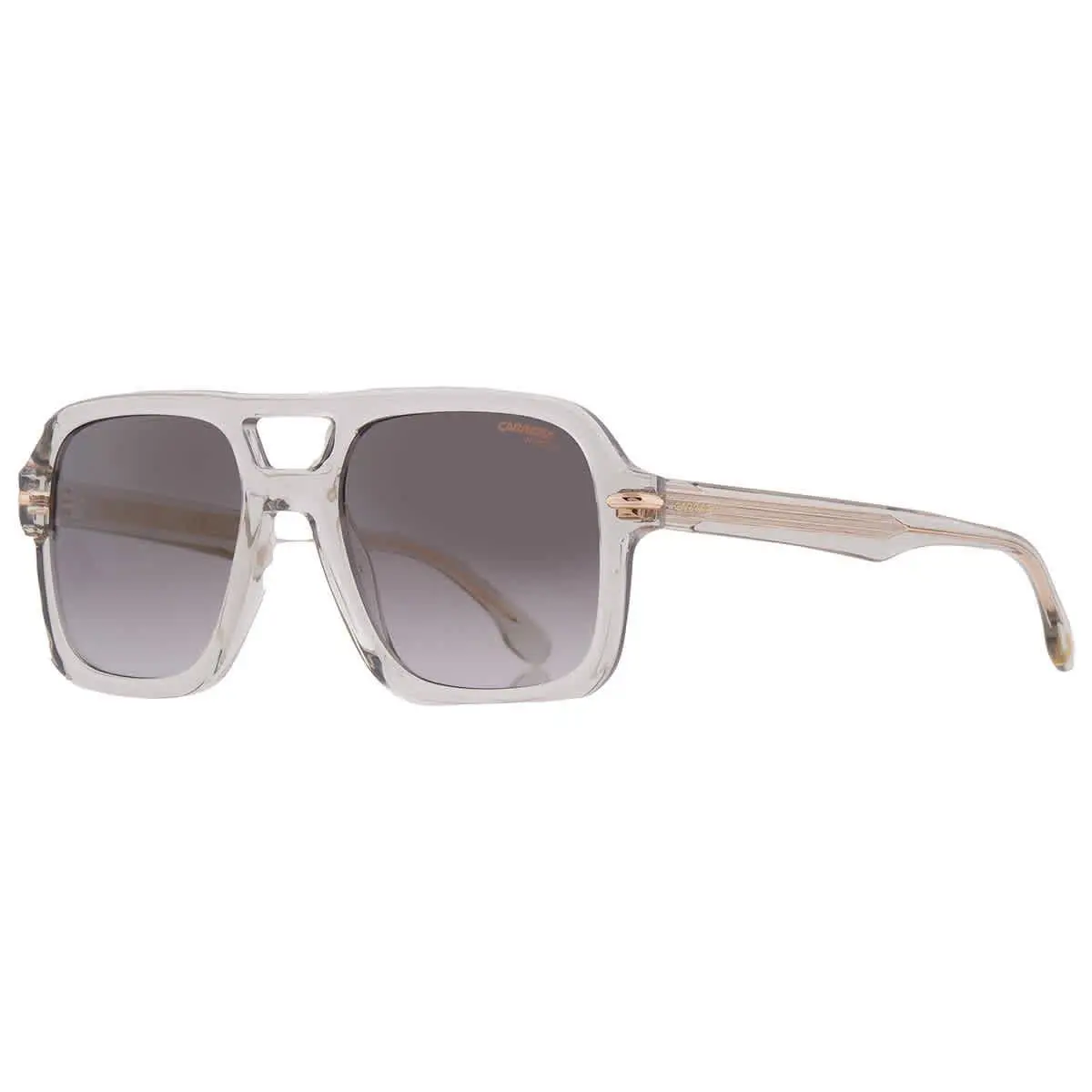 Carrera Grey Shaded Gold Mirror Navigator Men`s Sunglasses Carrera 317/S 0KB7/FQ - Grey, Frame: Grey, Lens: Multi