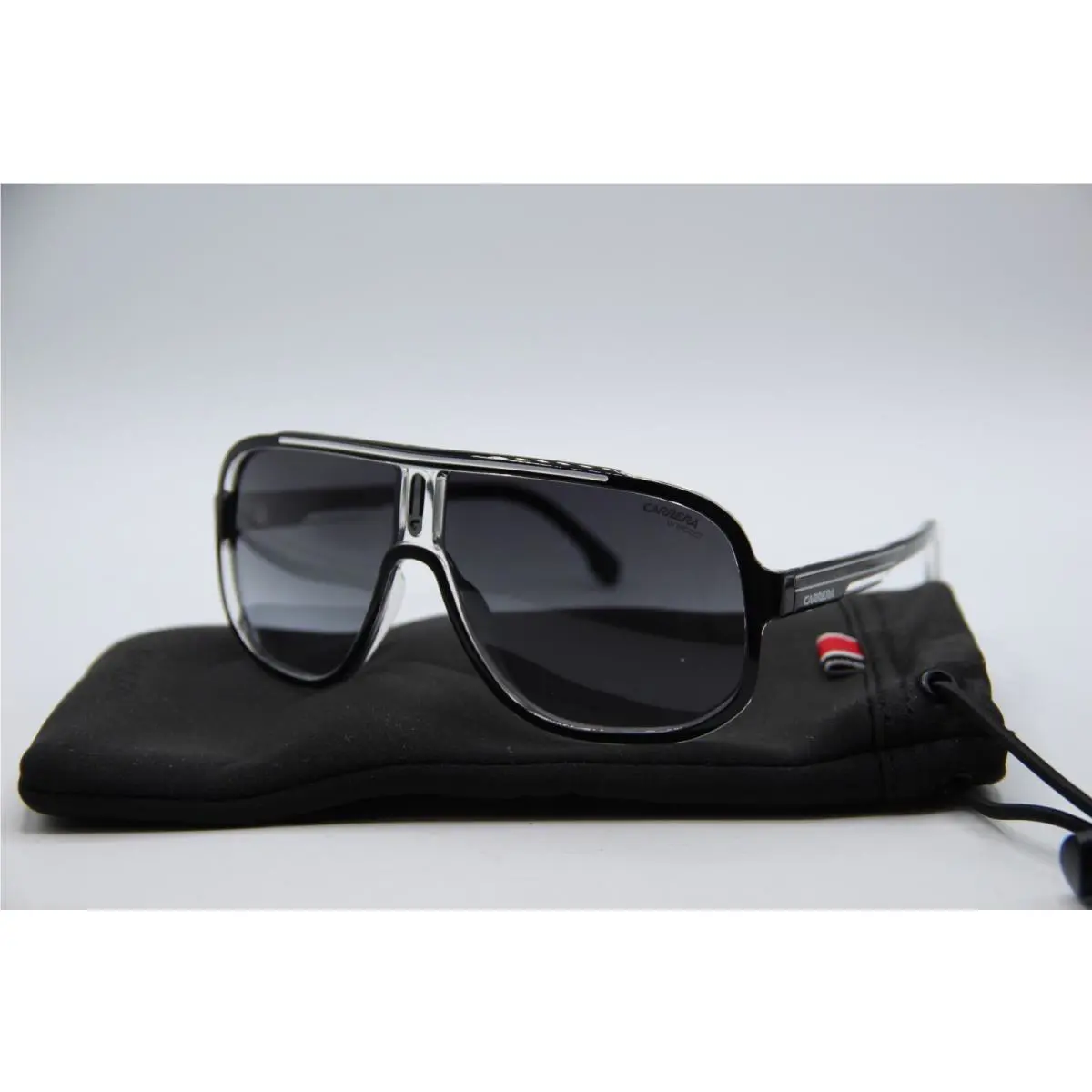 Carrera 1058/S 80S9O Black Clear Gradient Frames Sunglasses 63-11