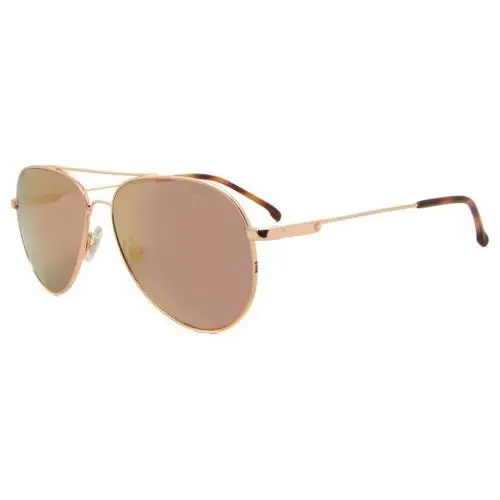 Carrera 2031T/S-DDB Unisex Rose-gold Tone Sunglasses Mirrored Lens - Frame: Gold, Lens: Gray