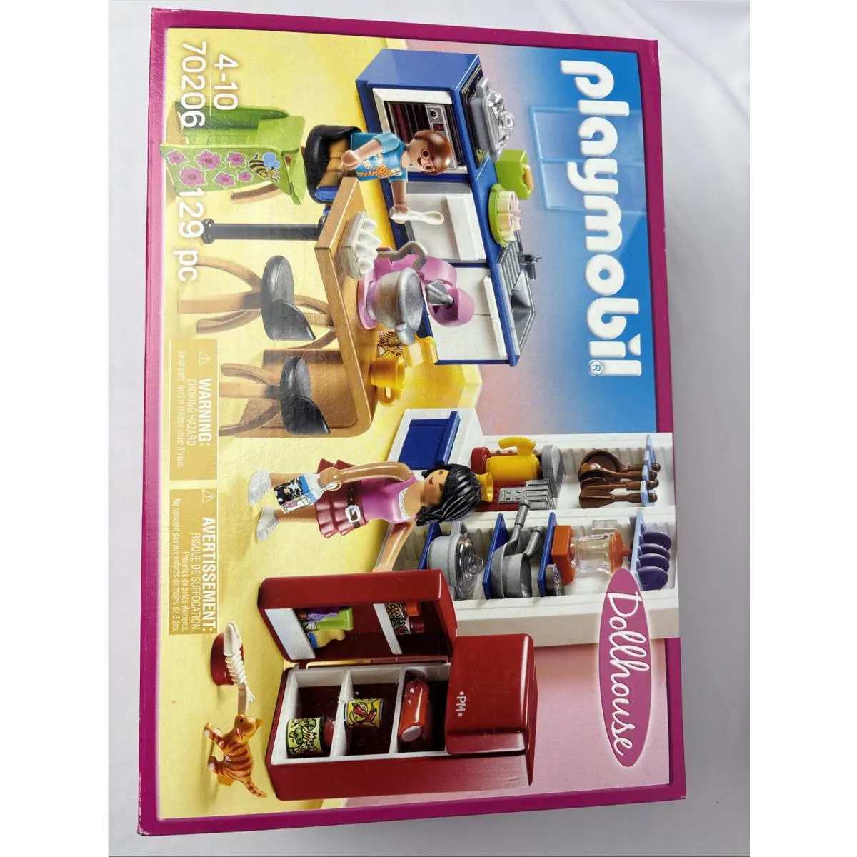 Playmobil Toy Dollhouse Kitchen 70206 Set For Doll House