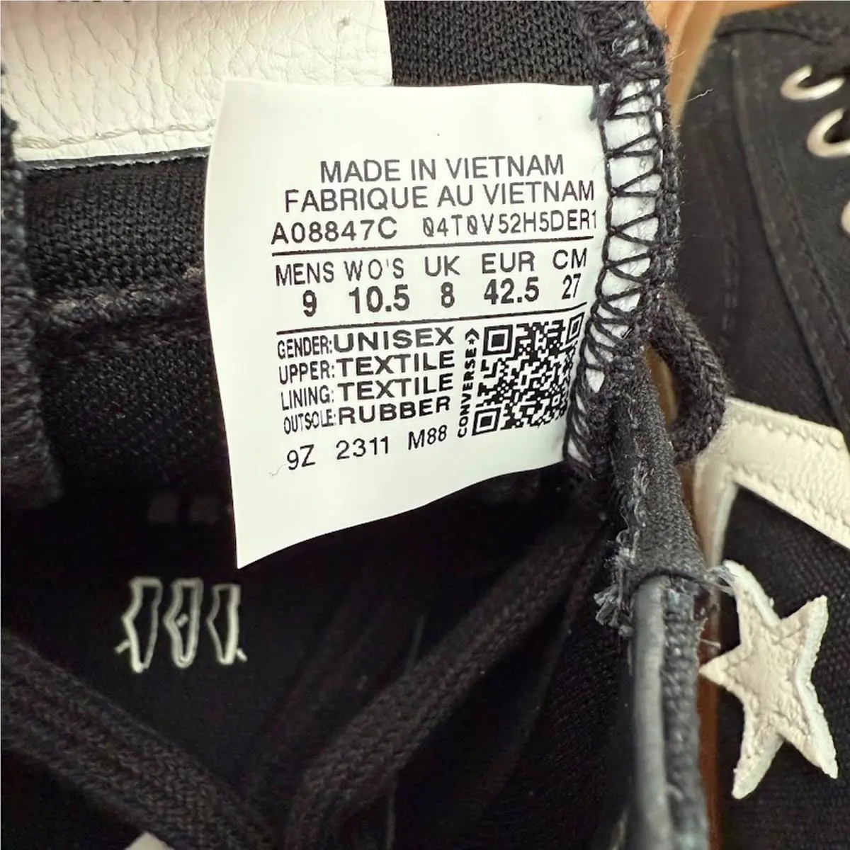 Converse shoes - Converse All Star Player OX - A08847C - Black 5