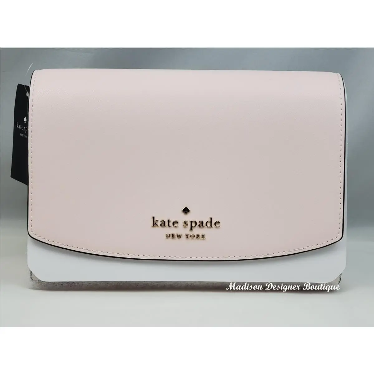Kate Spade Carson Leather Convertible Crossbody Bag Light Rose Pink