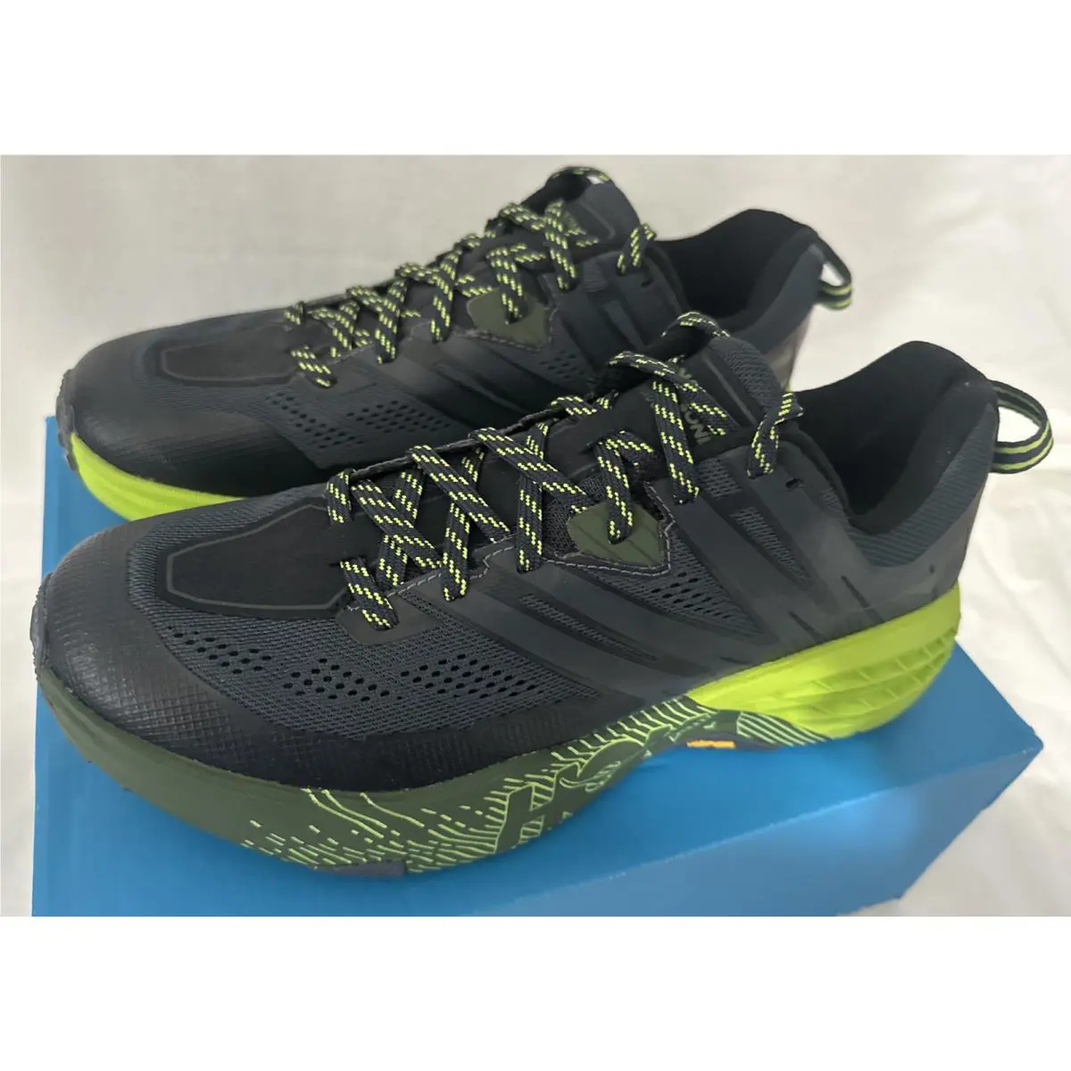 Hoka shoes - Speedgoat 3 - Speedgoat - 1099733 EBLC - Black / Lime (UPC: 192410057108) 0
