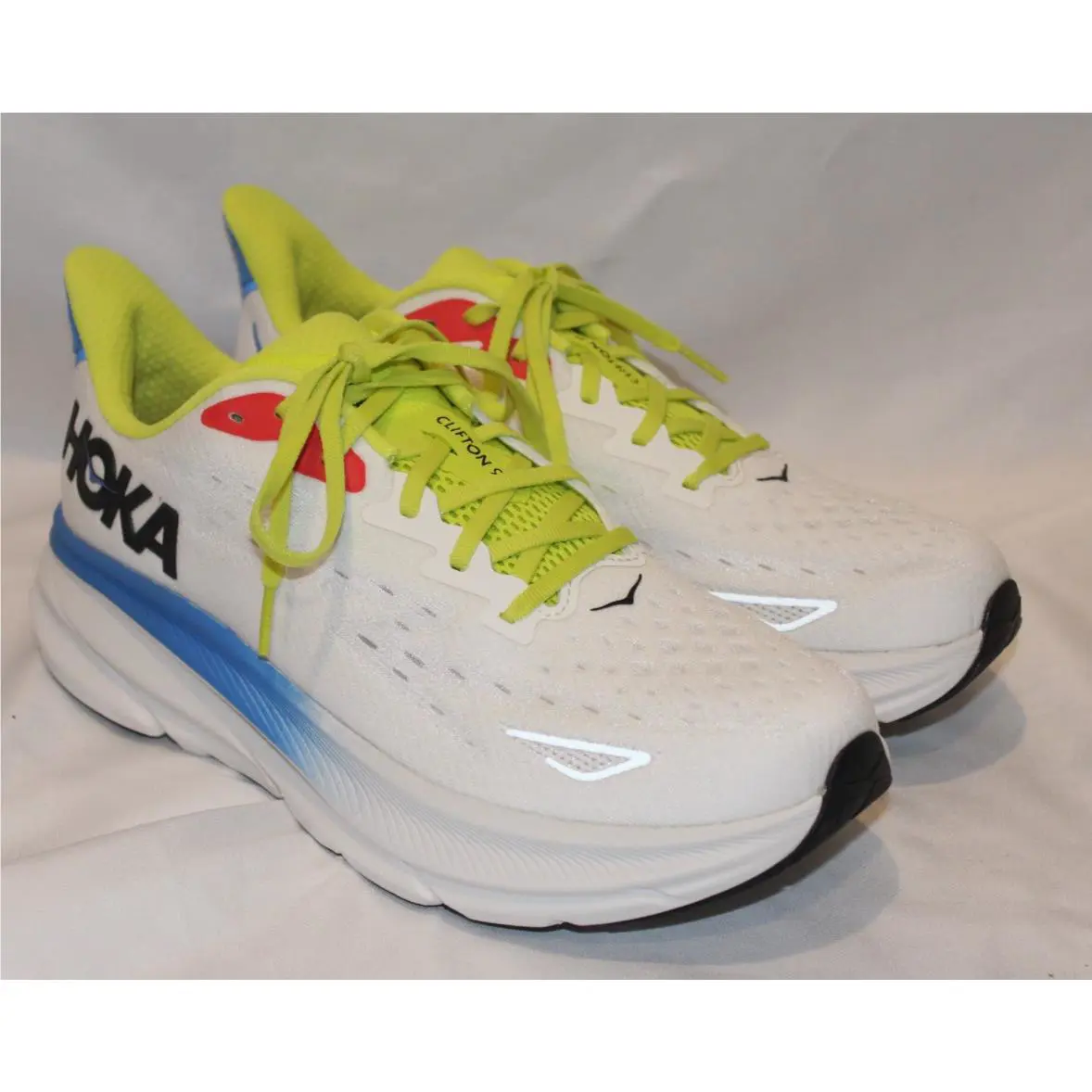 Hoka shoes - WHITE YELLOW BLUE RED 2