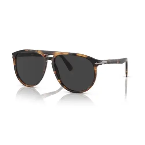 0PO3311S 110248 Honey Tortoise/black Polarized Unisex Sunglasses by Persol