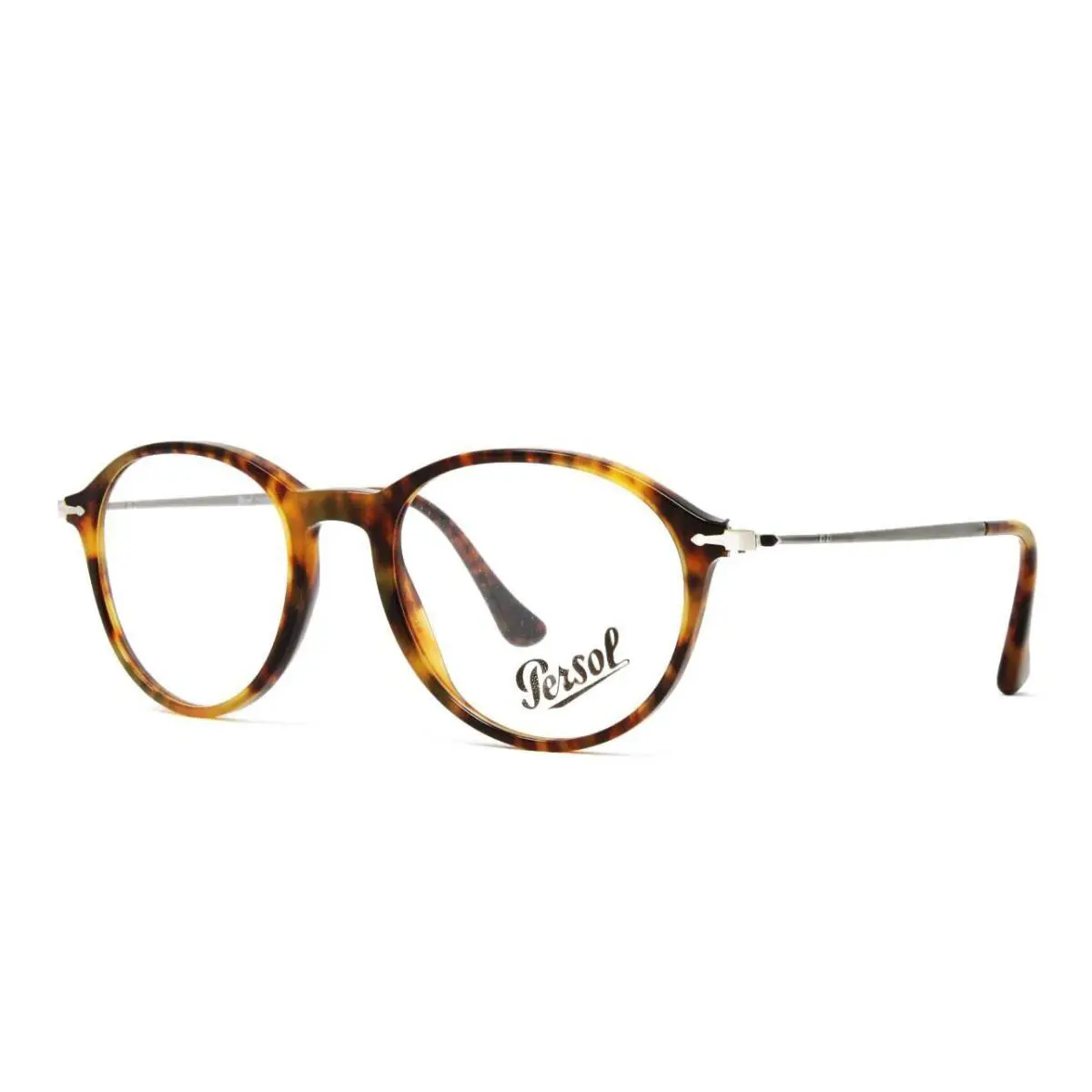 Persol Eyeglasses Men`s Round Optical PO3125V Color 108 Light Havana 51mm