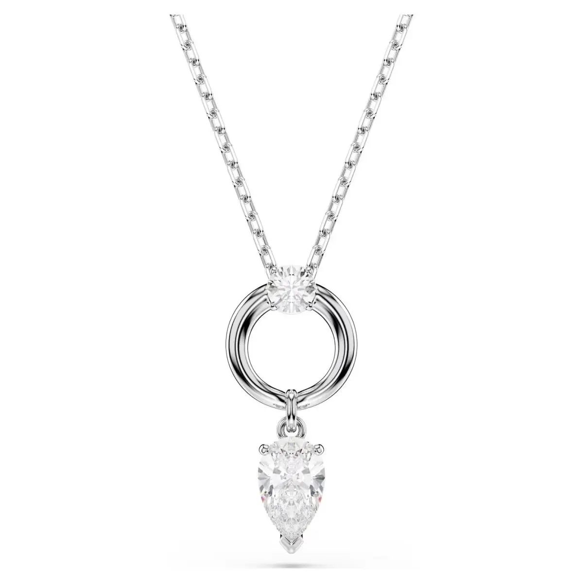 Swarovski Zirconia Mesmera Pendant Pear Cut White Rhodium Plated 5723146