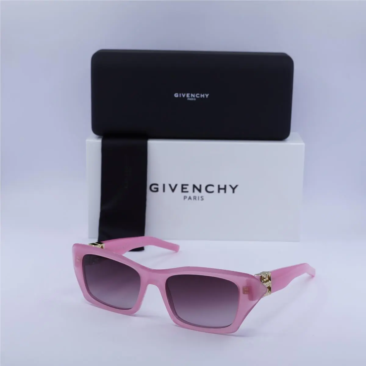 GV40103I 72Z Shiny Pink/purple Gradient Mirror 54-18-140 Sunglasses by Givenchy