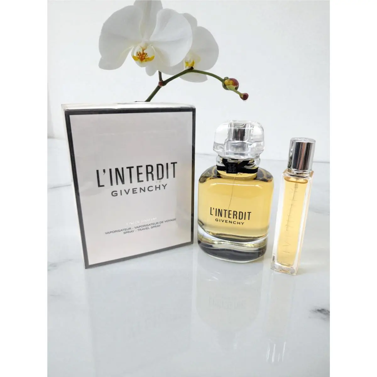 L`interdit by Givenchy 80 ml + 12.5 ml Eau de Parfum Travel Spray For Women
