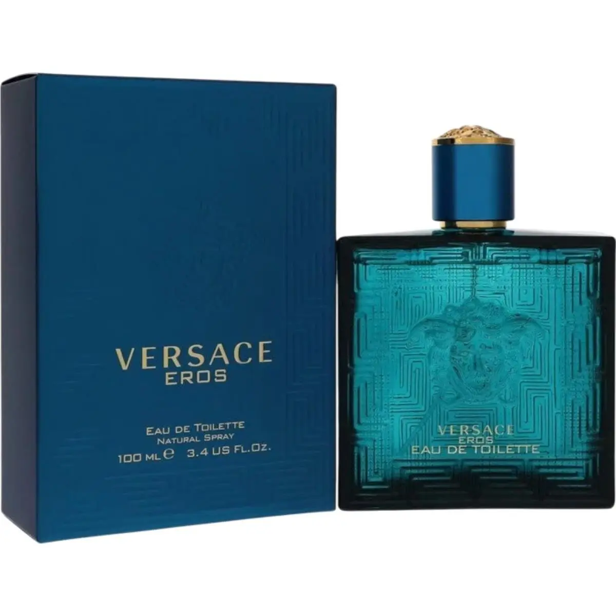 Versace Eros Cologne For Men Eau De Toilette Spray 3.4oz 100 ml