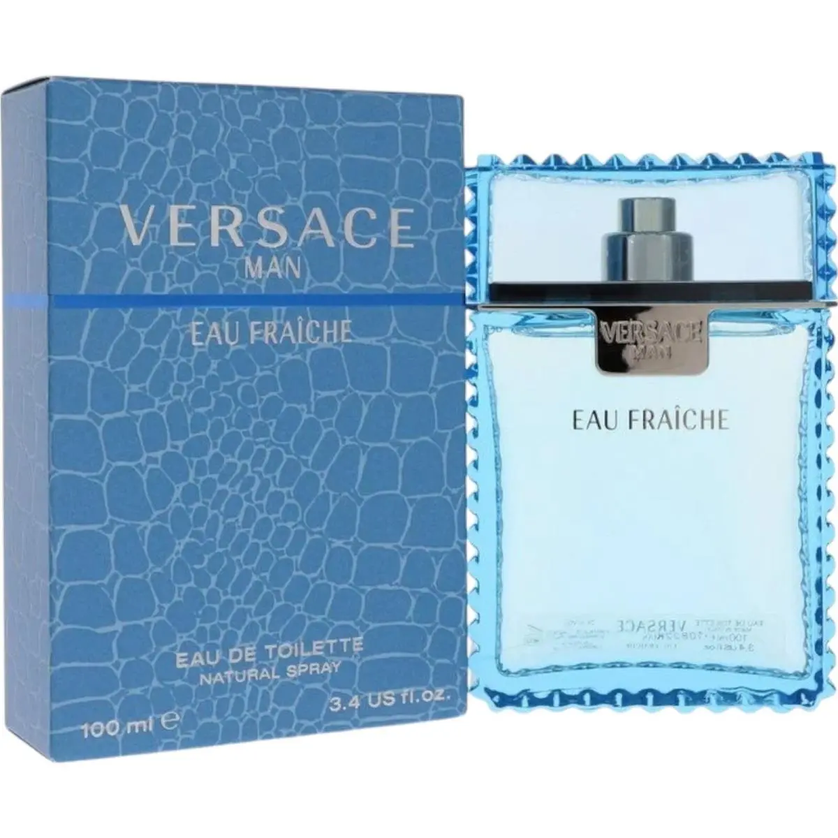 Versace Man Eau Fraiche Cologne by Versace For Men 3.4 oz 100 ml Edt Spray