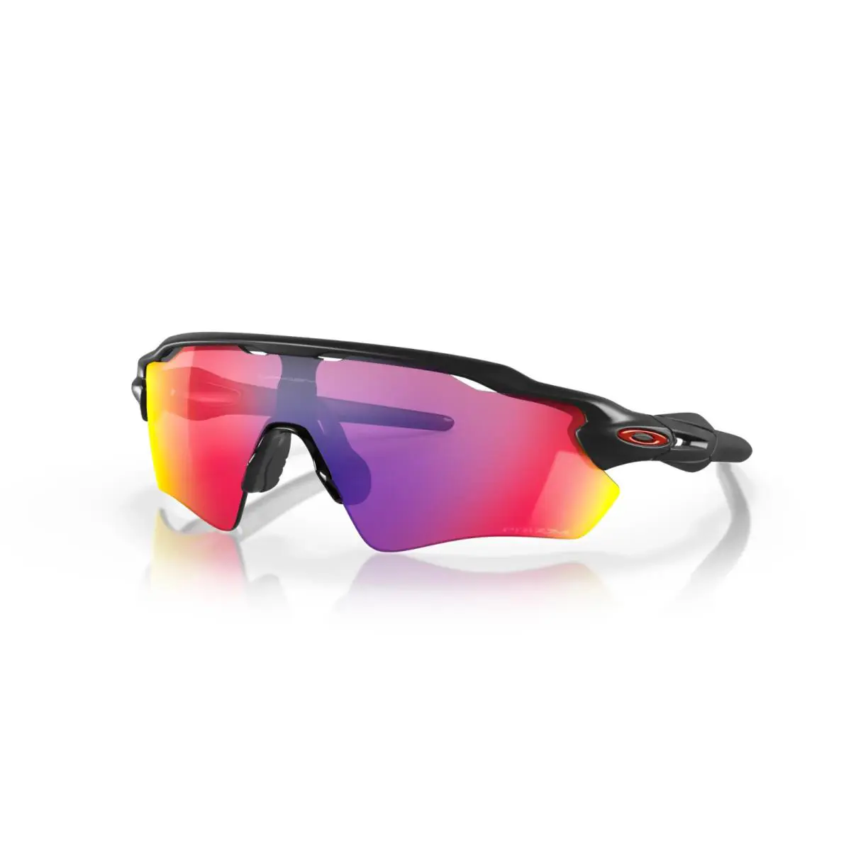 Radar EV Path Matte Black Red Frame Prizm Road Lens Sunglass 9208-46 by Oakley