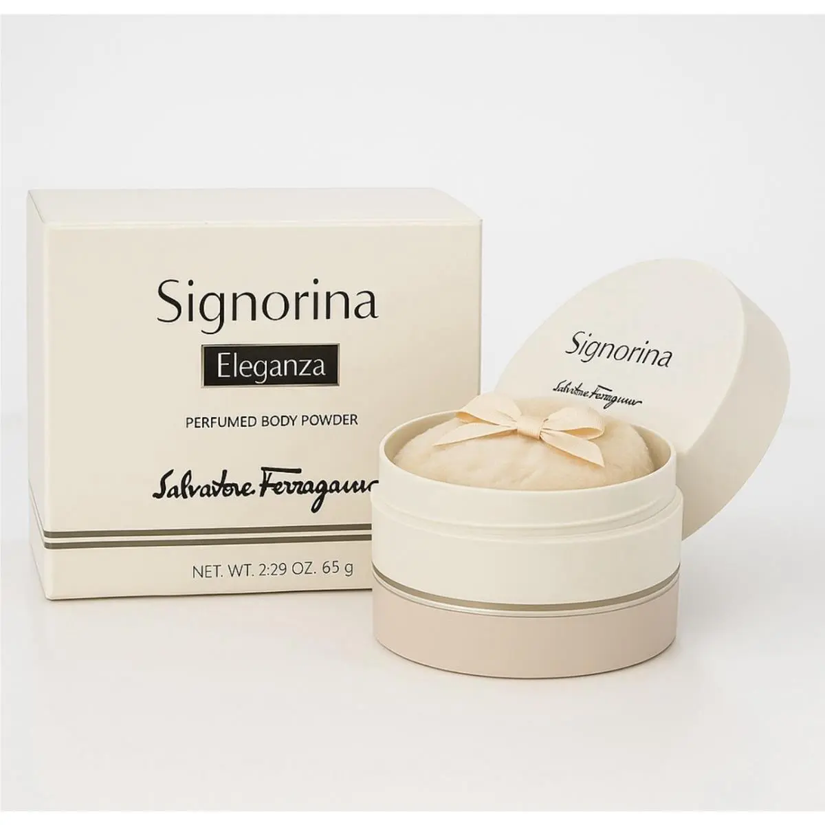Salvatore Ferragamo Signorina Eleganza Perfumed Body Powder 2.29 oz / 65g - Seal