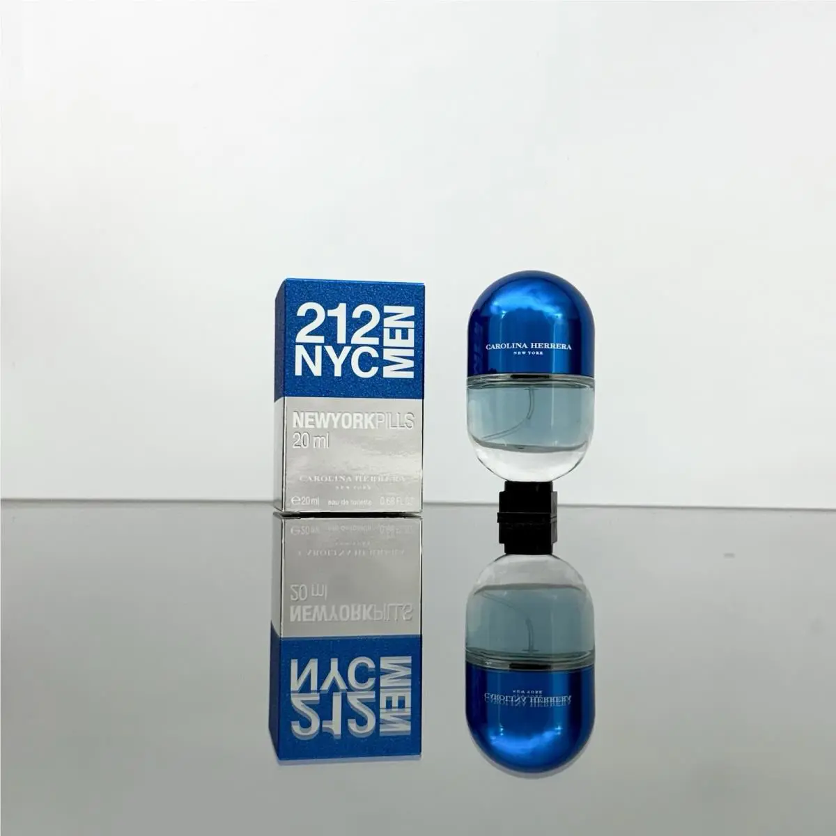 212 Nyc Men Cologne by Carolina Herrera 20ml-0.68oz Edt Spr -ny Pill Edit BE18