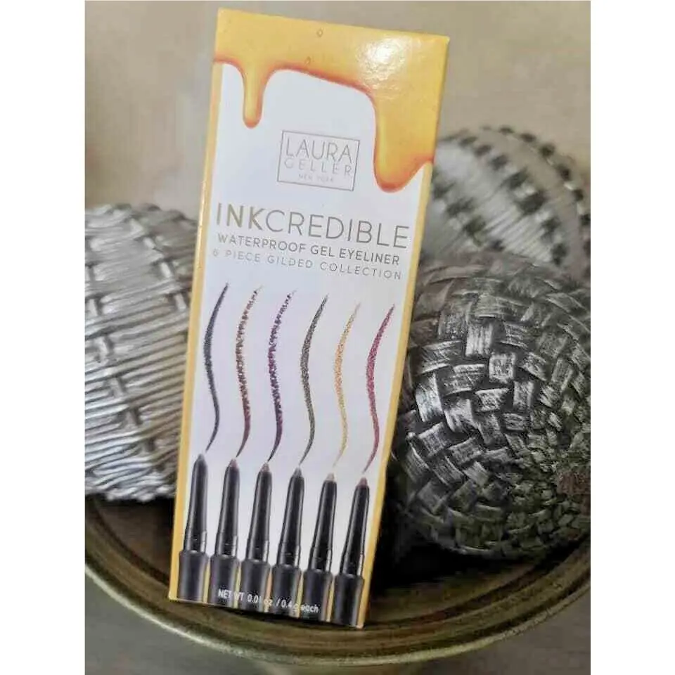 Laura Geller Inkcredible Waterproof Gel 6 Piece Eyeliner Pencil Collection