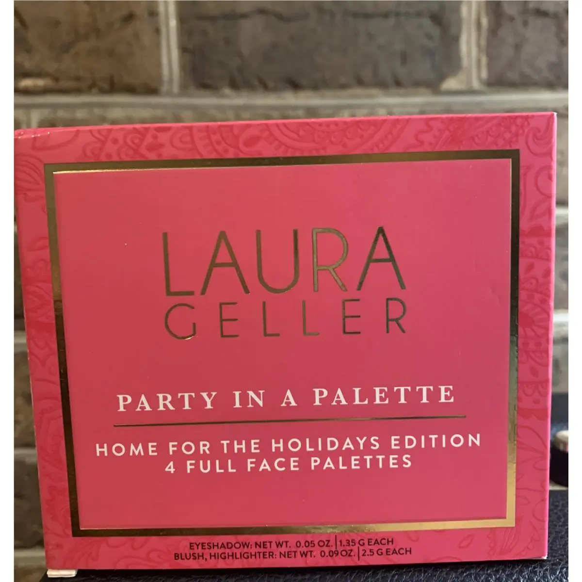 Party In A Palette Home For The Holidays Set of 4 Palettes by Laura Geller