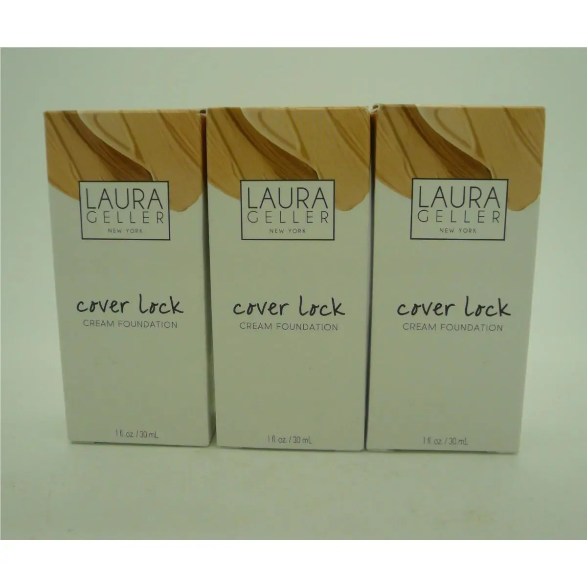 Fair Laura Geller Cover Lock Cream Foundation - Lot of 3