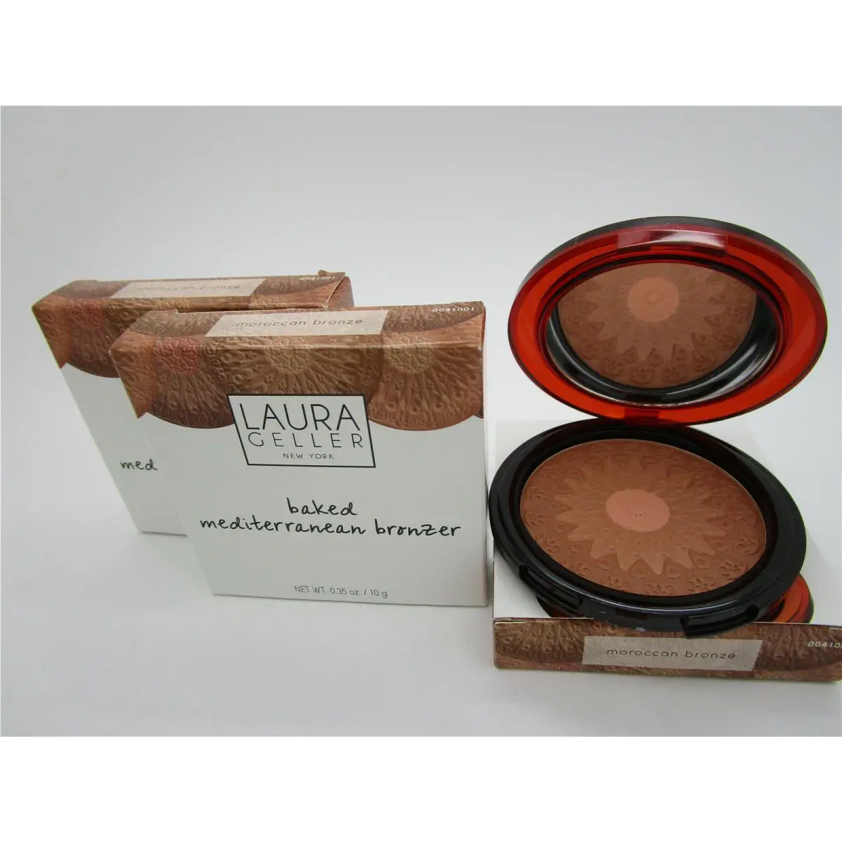 Laura Geller Baked Mediterranean Bronzer - Moroccan Bronze - Lot of 3