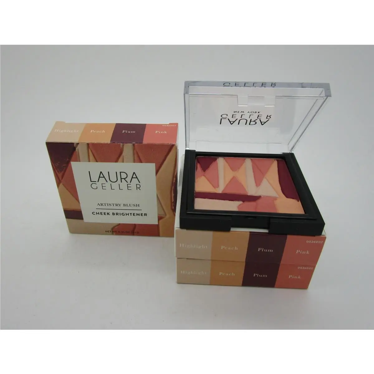 Laura Geller Artistry Blush Cheek Brightener 0.35 oz - Lot of 3