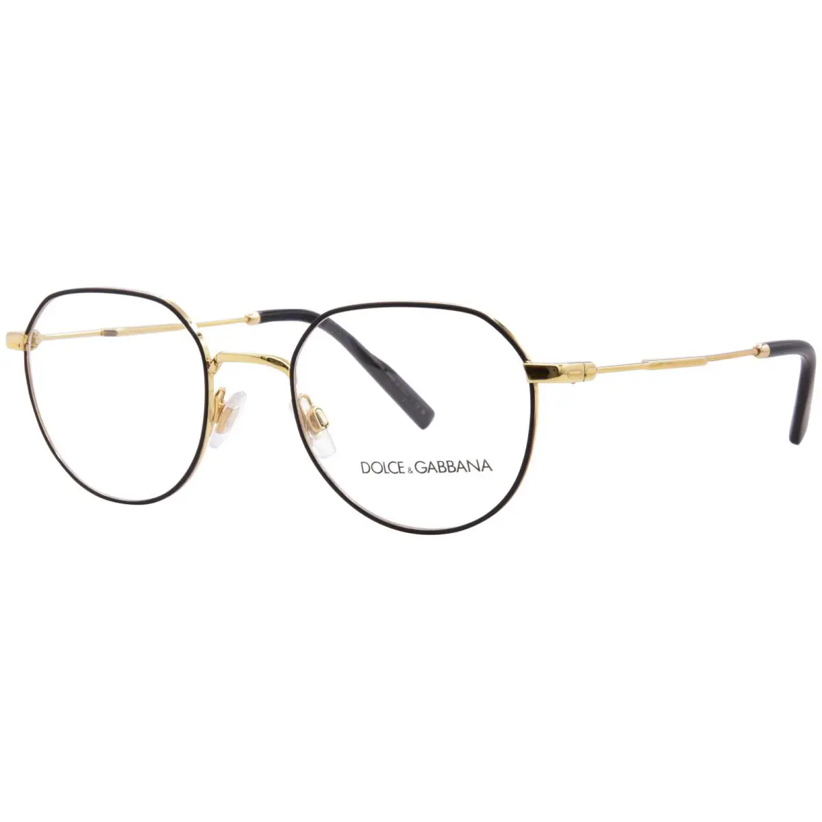 Dolce Gabbana DG1349 1311 Eyeglasses Men`s Gold/matte Black Full Rim 52mm