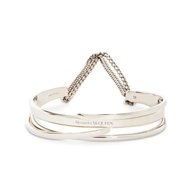Alexander Mcqueen Fine Accumulation Cuff Bracelet by Alexander McQueen
