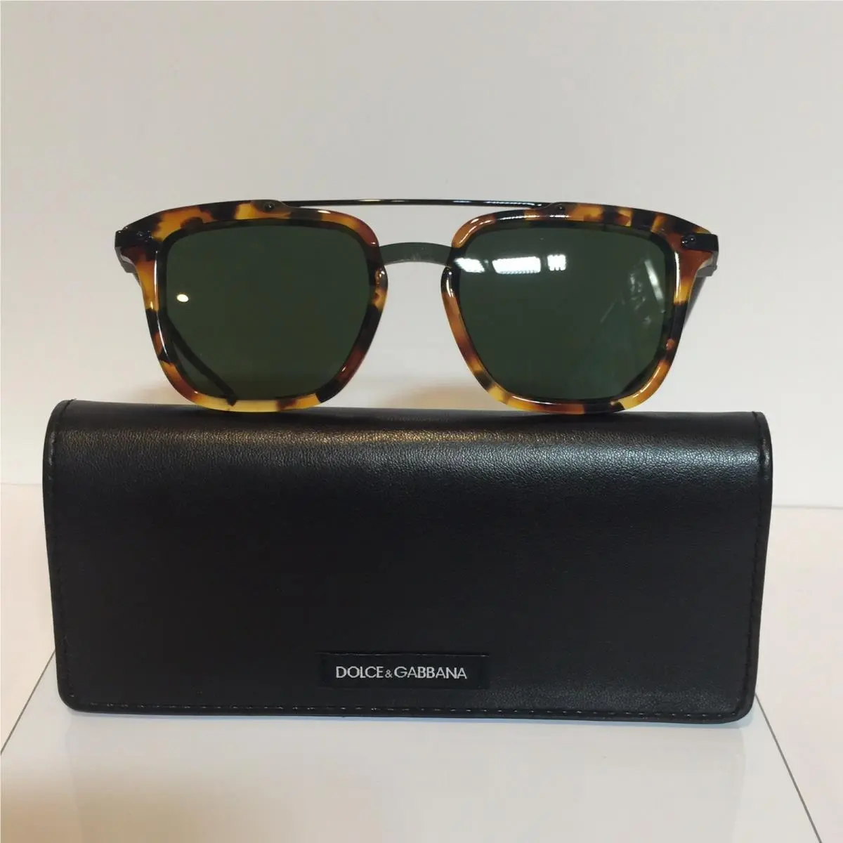 Dolce Gabbana 4327 623/71 Tokyo Tortoise Rectangular Plastic Sunglasses