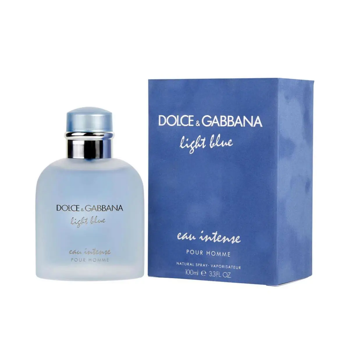 Light Blue by Dolce Gabbana Eau Intense Edp Spray For Men 3.3oz