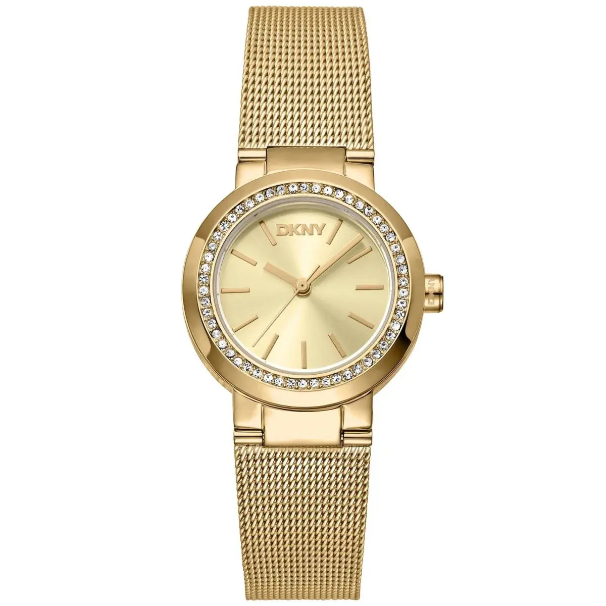 Dkny Women`s DK1L006M0025 Everyday Eastside Mini Champagne Gold IP Steel Watch