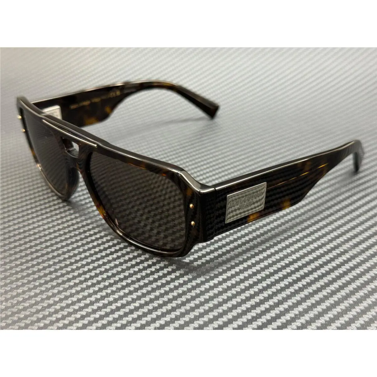 Dolce Gabbana DG4482 502 73 Havana Brown Men`s 57 mm Sunglasses