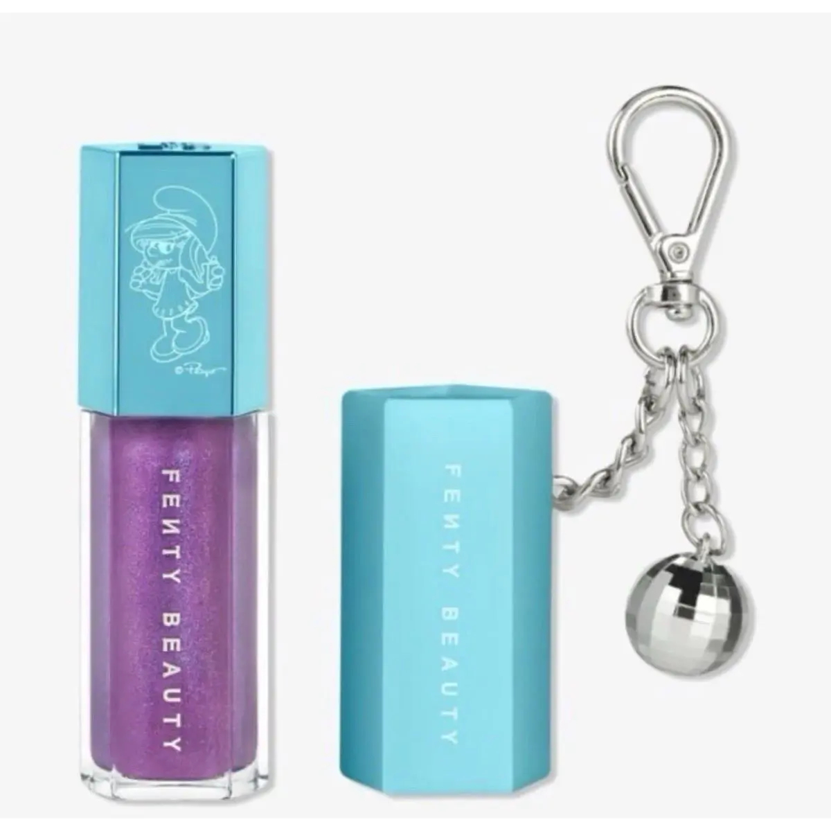 Smurfette Effect Gloss Bomb + Keychain Limited Edition by Fenty Beauty