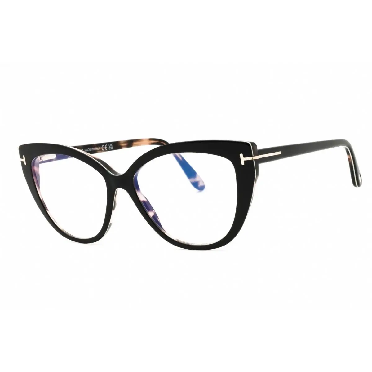 Tom Ford TF5673-B 005 Cat Eye Shiny Black 50 mm Women`s Eyeglasses Frame