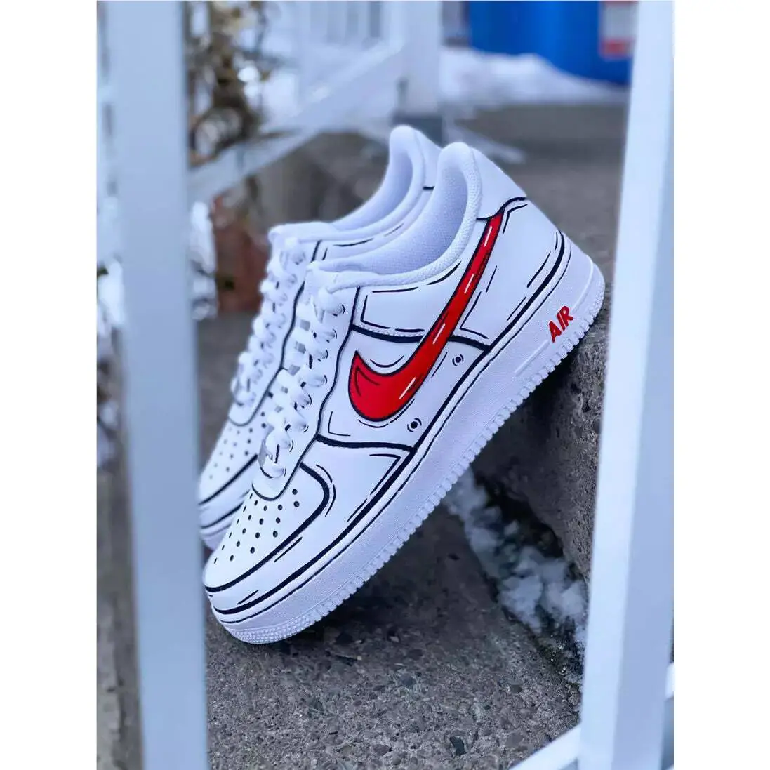 Nike shoes - Nike Air Force 1 - Air Force - DD8959-100 - White 15