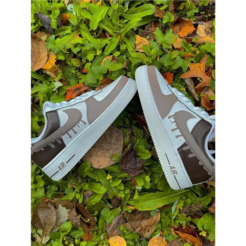 Nike shoes - Nike Air Force 1 - Air Force - DD8959-100 - Brown 1