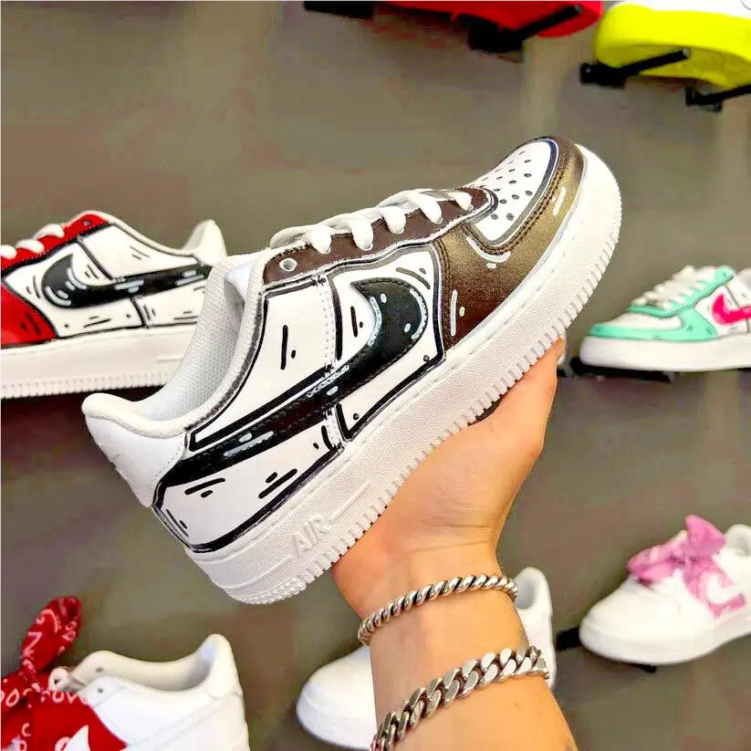 Nike shoes - Nike Air Force 1 - Air Force - DD8959-100 - Brown 0