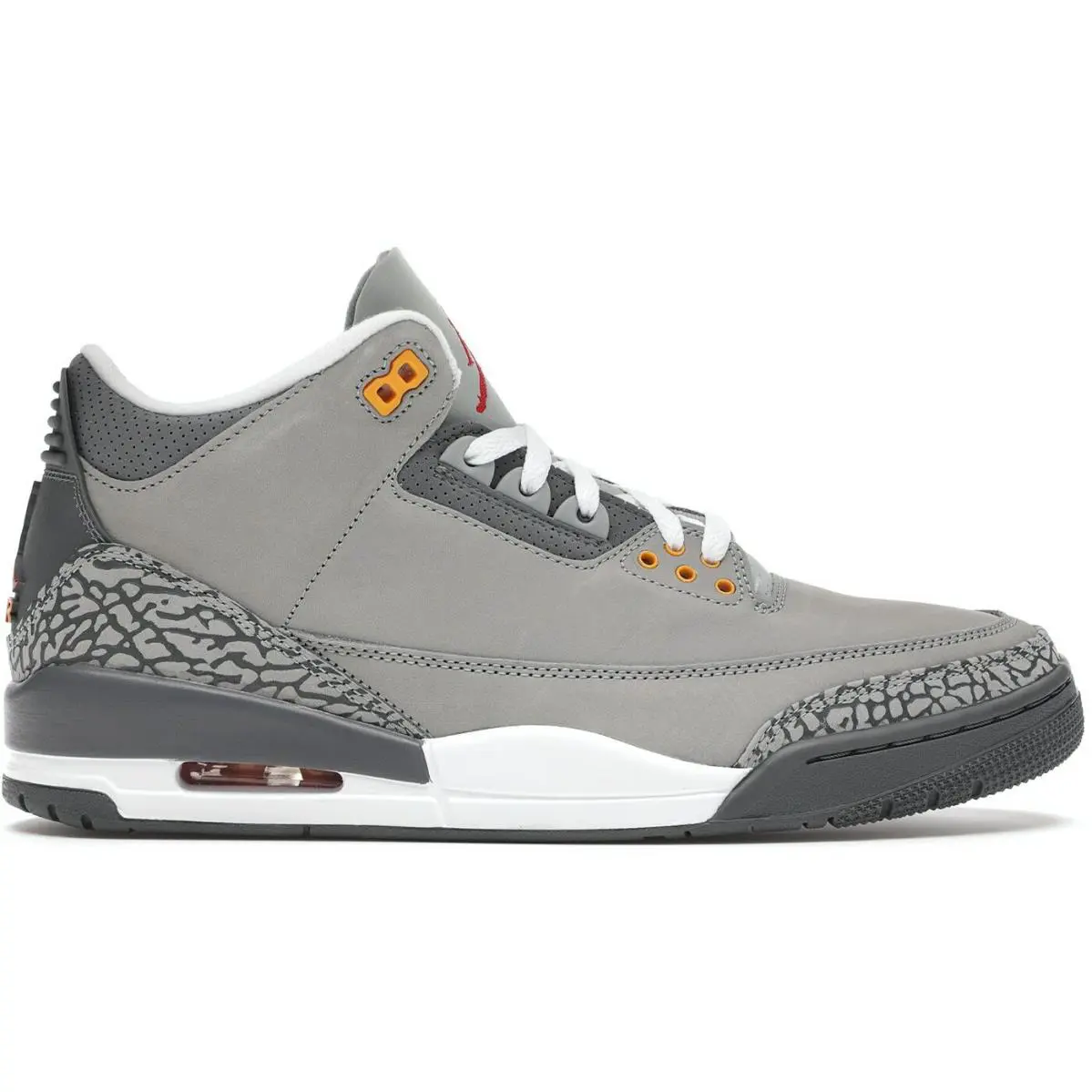 Nike shoes - Air Jordan 3 - Air - CT8532 012 - Silver/Light Graphite/Orange Peel/Sport Red 1