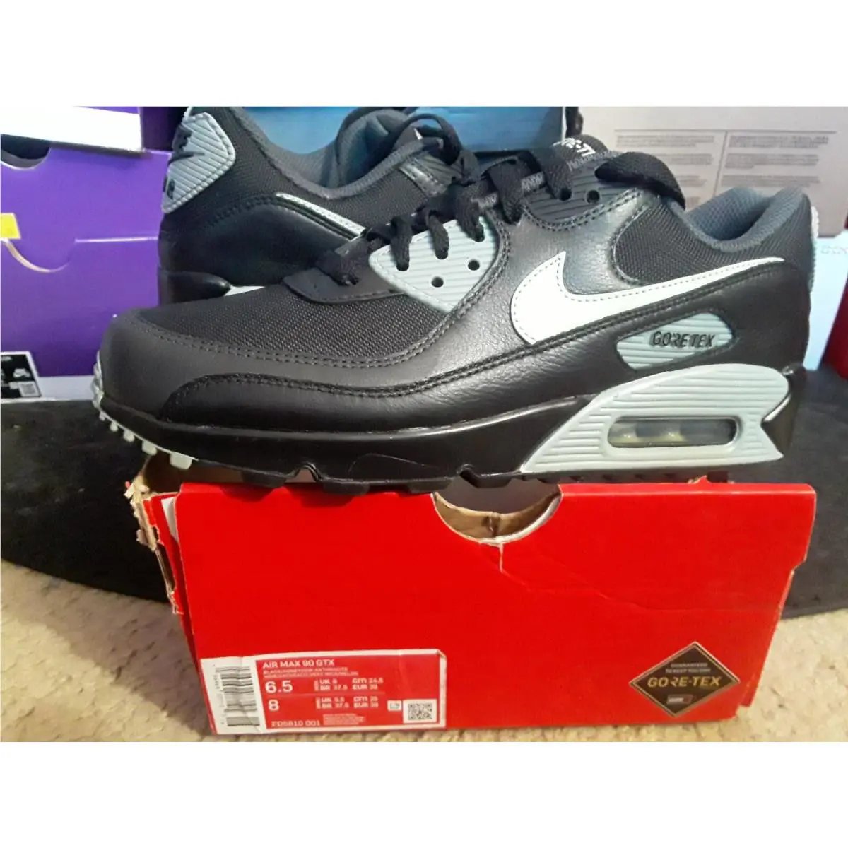 Nike shoes - Nike Air Max 90 - Air Max - FD5810-001 - Black 6