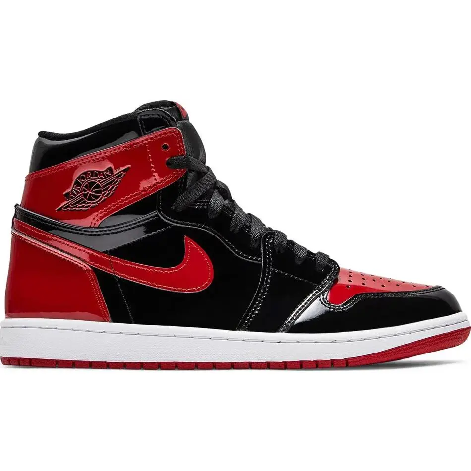 Nike shoes - Air Jordan 1 Retro High - 555088 063 - BLACK / RED 8