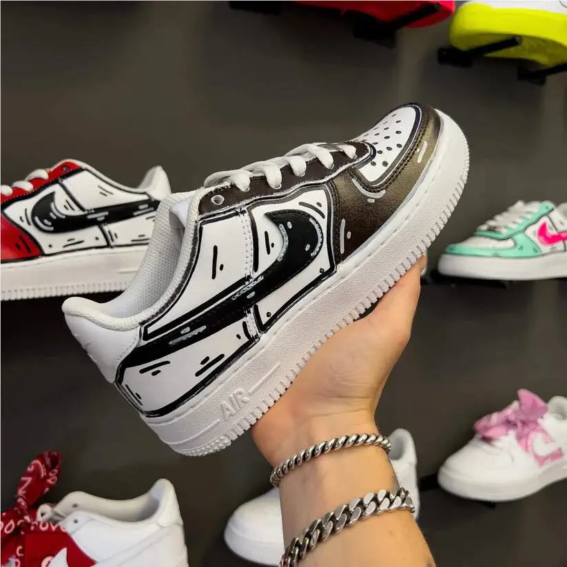Nike shoes - Nike Air Force 1 - Air Force - DD8959-100 - White, Cartoon: Antracite 21