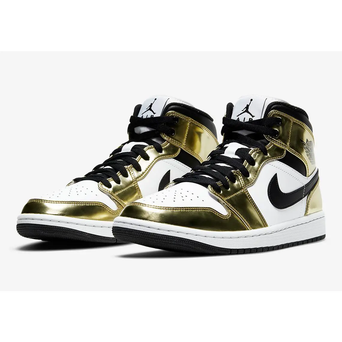Nike shoes - Jordan 1 Mid - Mid - DC1419 700 - Gold/Black/White 0