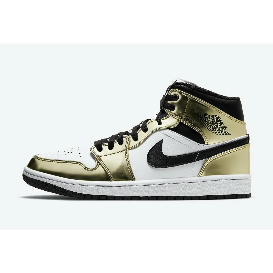 Nike shoes - Jordan 1 Mid - Mid - DC1419 700 - Gold/Black/White 1