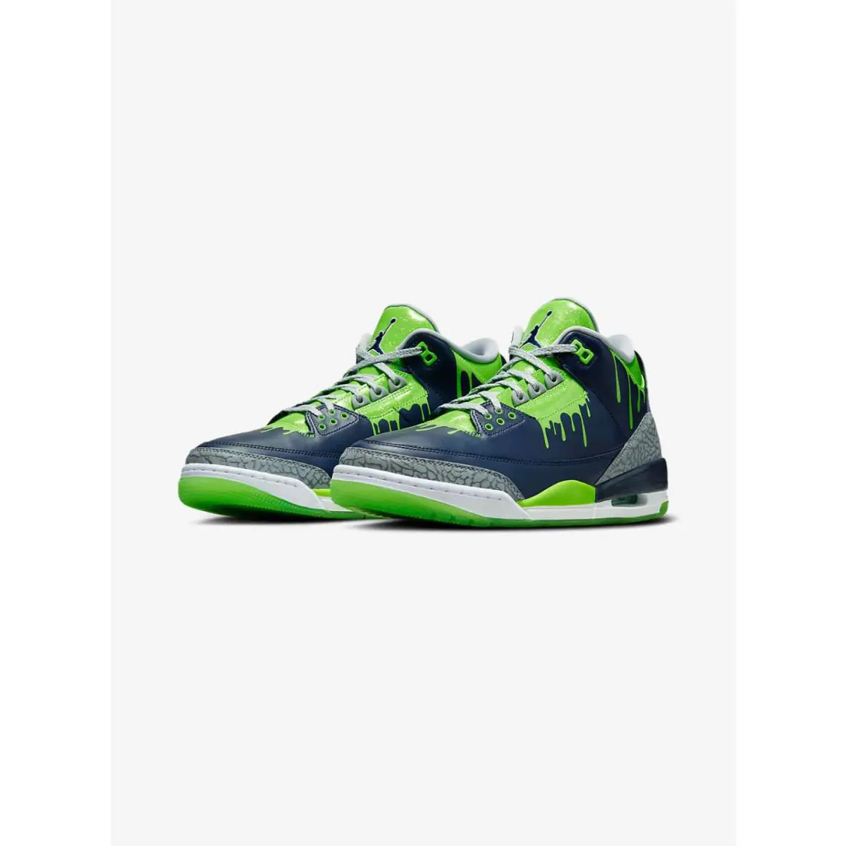 Nike shoes - Air Jordan 3 - Air - FZ3030 919 - Navy Blue/Green/White 1
