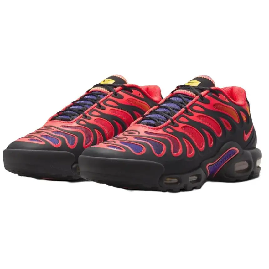 Nike Men`s Air Max Plus Drift Black/orange/crimson FD4290-003 i - Black/Orange/Crimson