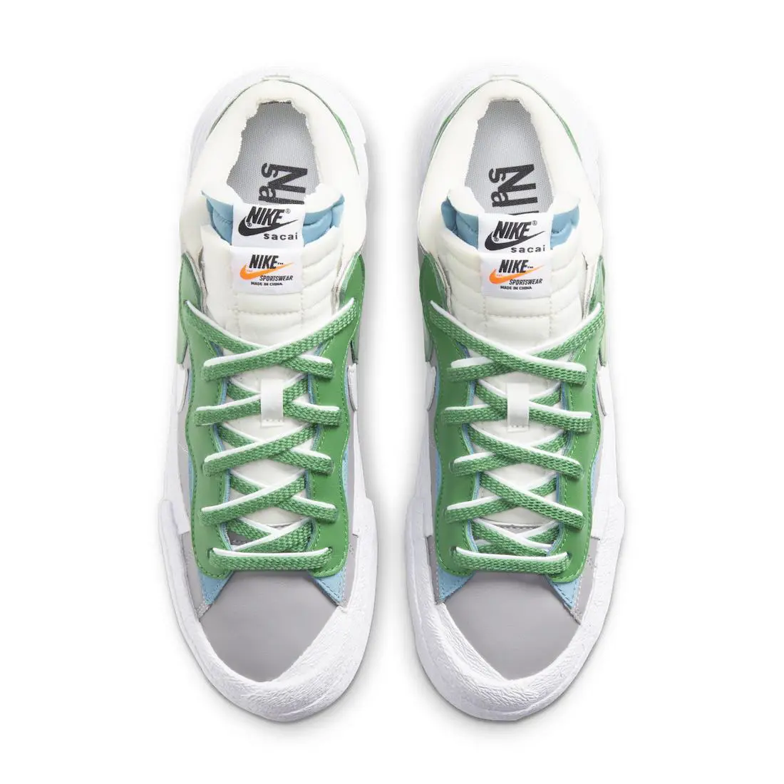 Nike shoes - Nike Men`s Sacai x Blazer Low - DD1877-001 - White 2