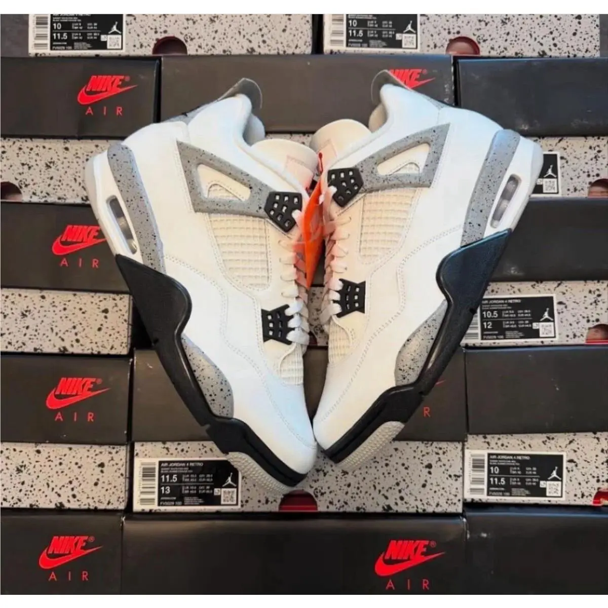 Nike shoes - Air Jordan 4 - Air - FV5029-100 - White 4