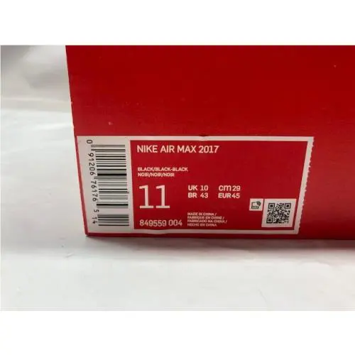Nike shoes - Nike Air Max 2017 - Air Max - 849559-004 - Black 4