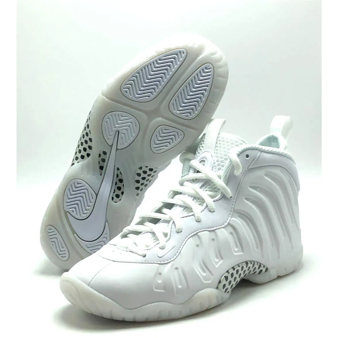 Nike shoes - Nike Little Posite - Little Posite - White 4