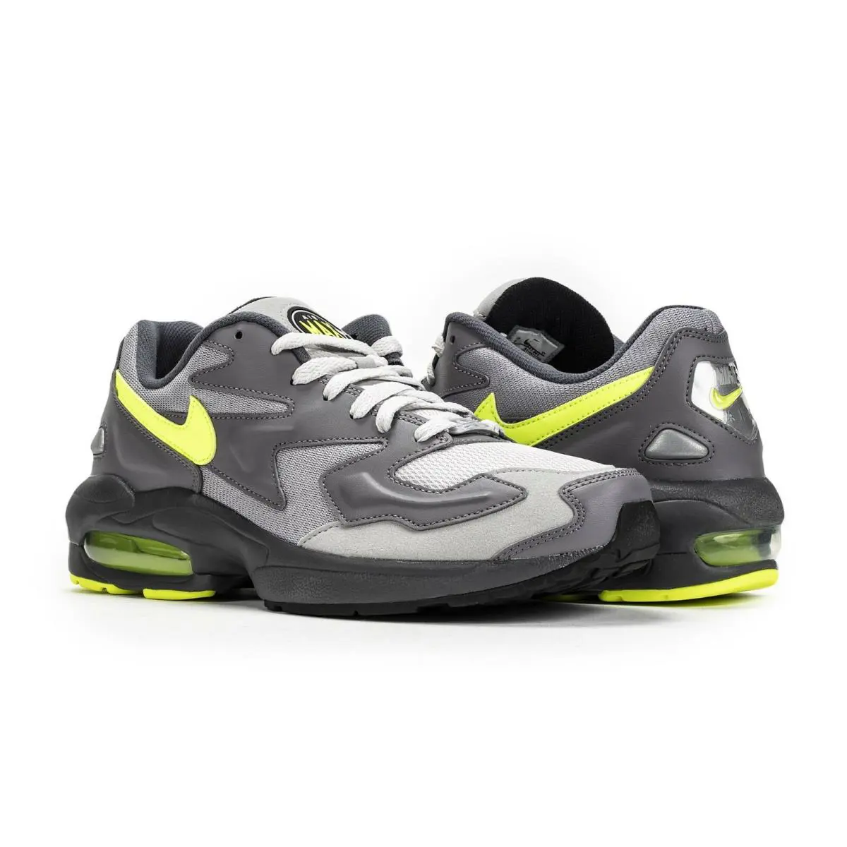 Nike shoes - Nike Air Max 180 - Air Max - GUNSMOKE / VOLT - VAST GREY - DARK GREY 2